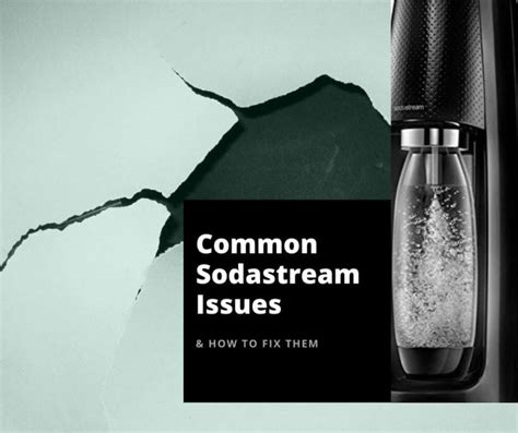 6 Common SodaStream Issues and How to Fix & Repair。